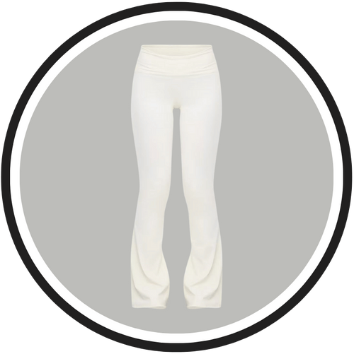 Legging Groove - Ivoire