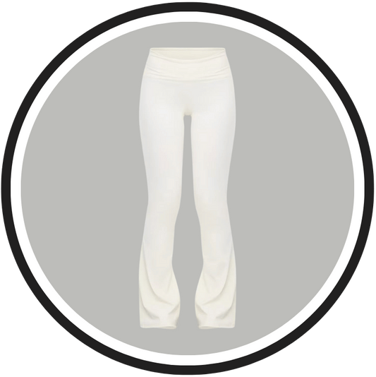 Legging Groove - Ivoire